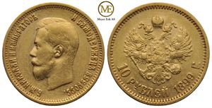 10 rubel 1899  Nikolai II. Kv.1+