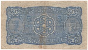 5 kroner 1920 G.7695437. Kv.1