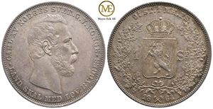 Speciedaler 1864 Carl XV. Kv.0/01