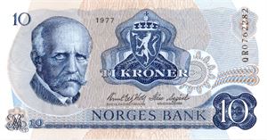 10 kroner 1977 QR erstatning ex. Skanfil 16.5.18