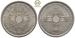 1 krone 1946 Haakon VII. Kv.0