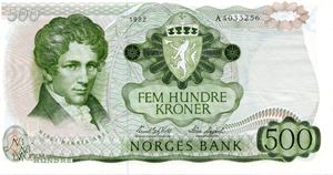 500 kroner 1982 A ex. Skilling 1.4.17