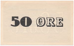 50 øre 1948/49 serie B. Kings Bay K.C. Kv.0/01