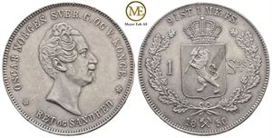 Speciedaler 1850 Oscar I. Kv.01