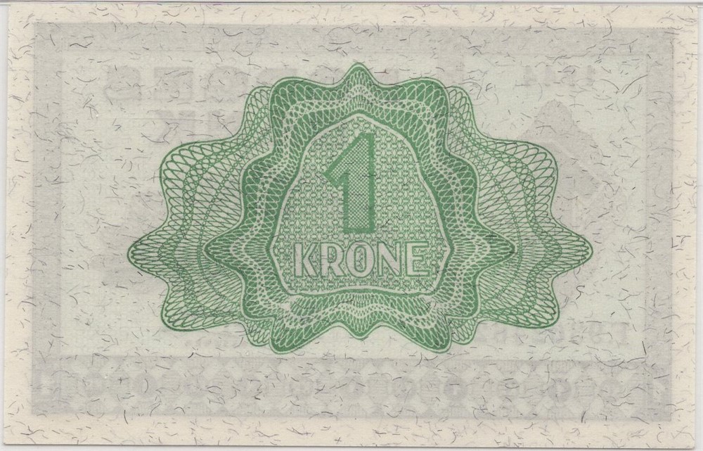 1 krone 1944 F.9362462. Kv.0