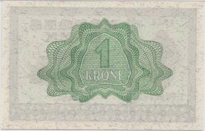1 krone 1944 F.9362462. Kv.0