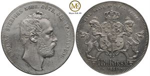 4 Riksbankdaler 1864 Carl XV. Kv.01