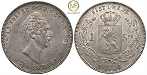 Speciedaler 1850 Oscar I. Kv.0/01