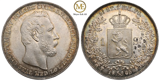 Speciedaler 1865 Carl XV. Kv.0