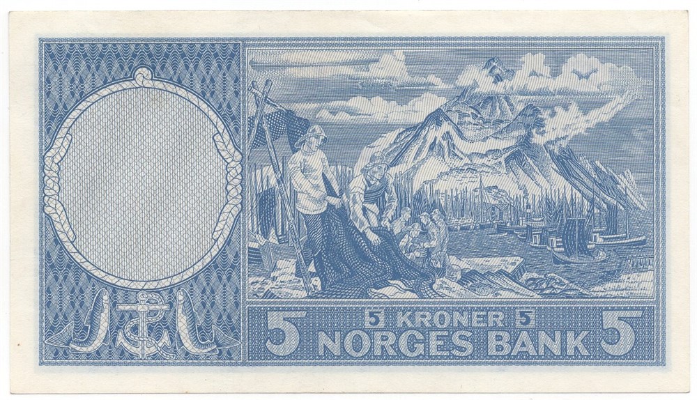 5 kroner 1960 H.4321667. Kv.0/01