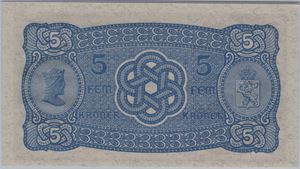 5 kroner 1938 R.1034864. Kv.0