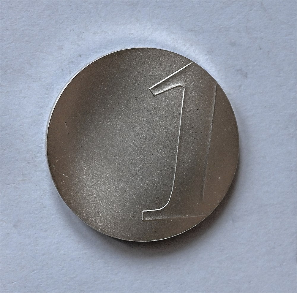 Frankrike 1 francs 2001 kv. 0