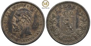 1 krone 1900 Oscar II.Kv.1+/01