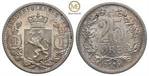 25 øre 1904 Oscar II. Kv.0/01