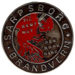 Brandvern merke Sarpsborg 1930