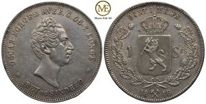 Speciedaler 1848 Oscar I. Kv.01