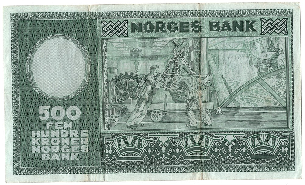 500 kroner 1969 A.3403563. Kv.1