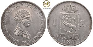 Speciedaler 1829 Carl XIV Johan. Kv.1+/01