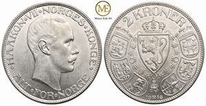 2 kroner 1916 Haakon VII. Kv.0