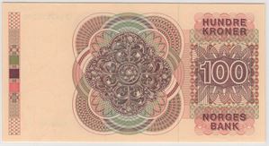 100 kroner 1989. VI utgave. Kv.0