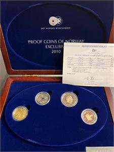 Proof Coins of Norway 2010. Proof