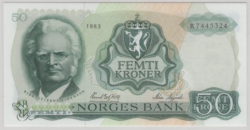 50 kroner 1983 R7445324 Kv.0