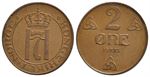 2 øre 1923 Haakon VII. Kv.0