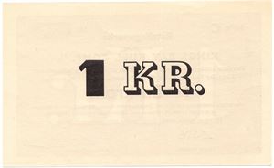 1 krone 1949/50 Kings Bay Kull Comp. Kv.0