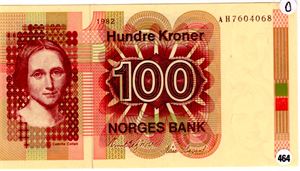 100 kroner 1982 AH Kv.0