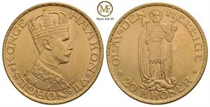 20 kroner 1910 Haakon VII. Kv.01