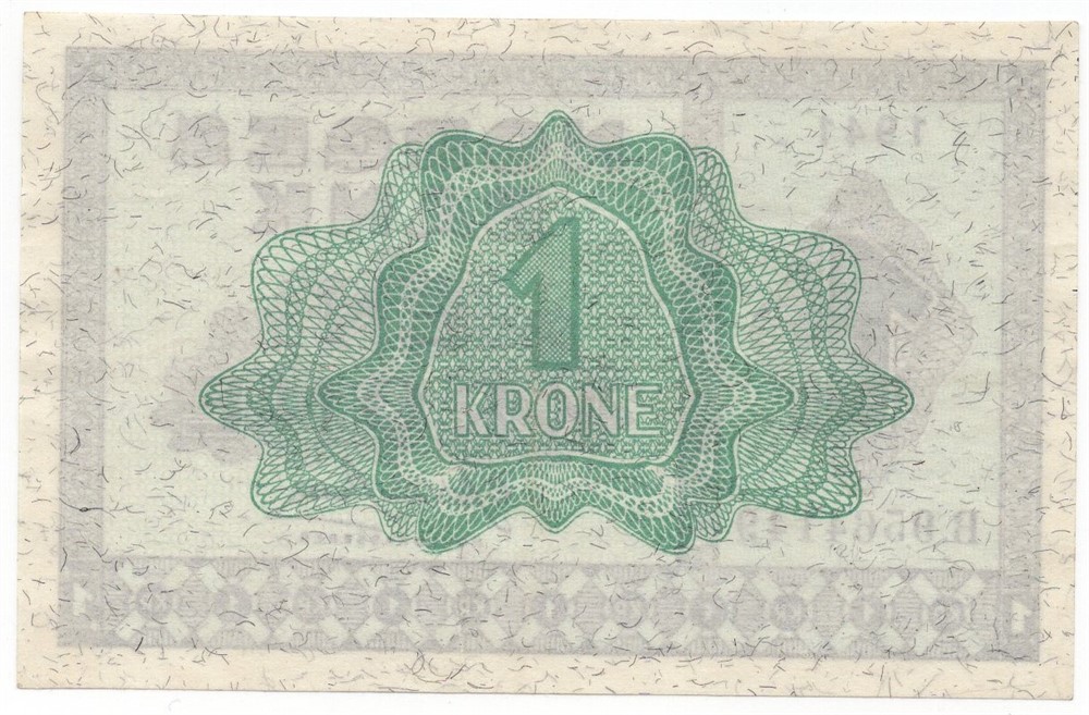 1 krone 1941 B.9564149. Kv.0/01