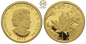 75 dollar 2015 Canada. The Allied gold. Proof