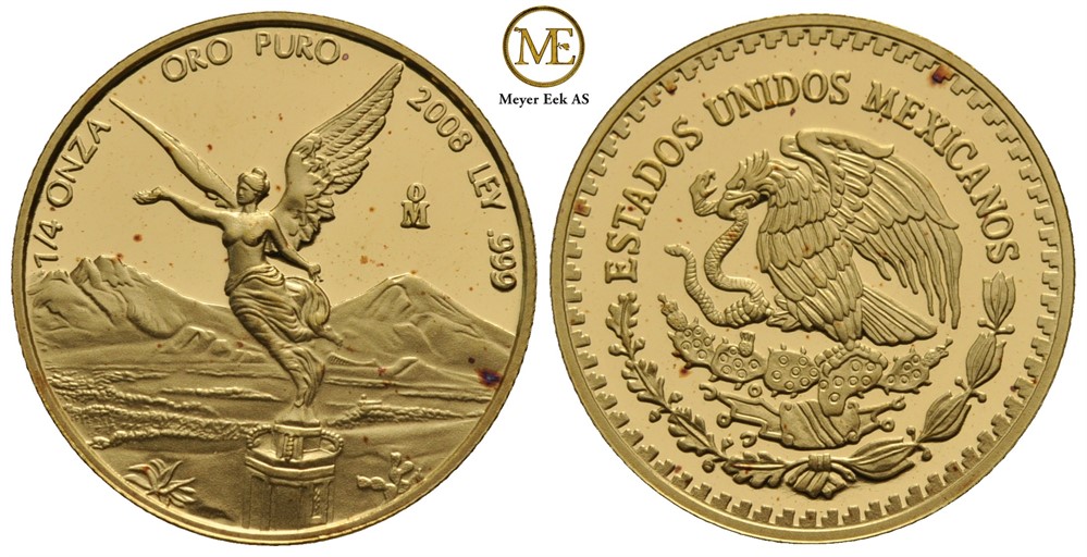 1/4 oz Libertad 2008. Proof