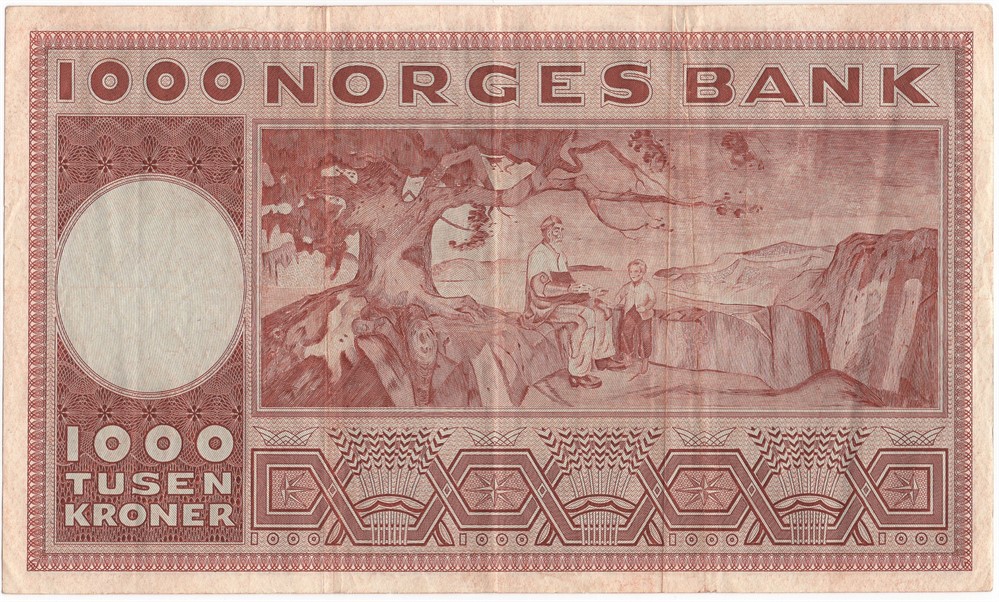 1000 kroner 1968 A.3143594. Kv.1