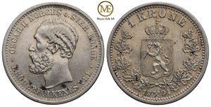 1 krone 1904 Oscar II. Kv.01