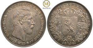 Speciedaler 1865 Carl XV. Kv.0/01