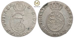 8 skilling 1795 Christian VII. Kv.1+