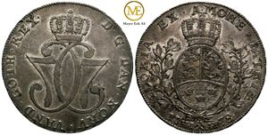 Speciedaler 1778 Christian VII. Kv.0/01