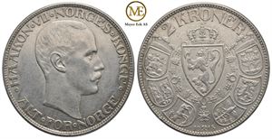 2 kroner 1915 Haakon VII. Kv.01
