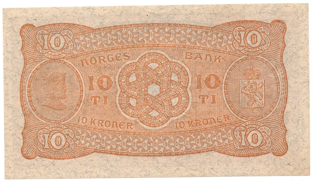 10 kroner 1919 H.0242164. Kv.0