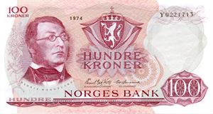 100 kroner 1974 Y