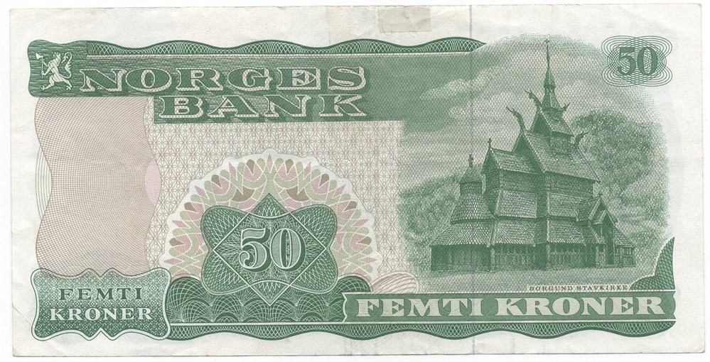 50 kroner 1976 Z.0200631. Kv.1