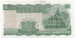 50 kroner 1976 Z.0200631. Kv.1