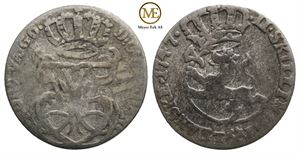 2 skilling 1747 Frederik V. Kv.1