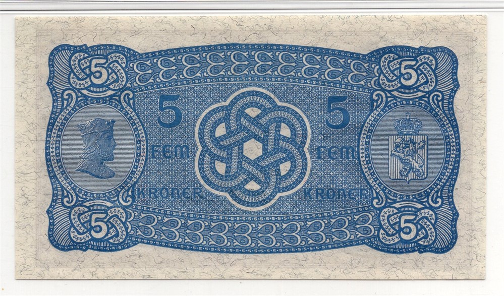 5 kroner 1929 L.6771944. Kv.0