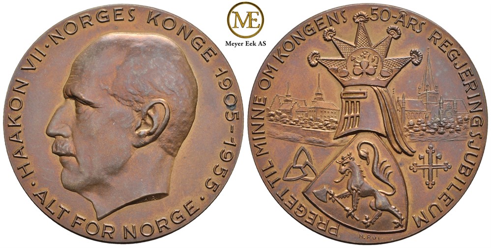 50 års regjering 1950 Haakon VII. Kv.0
