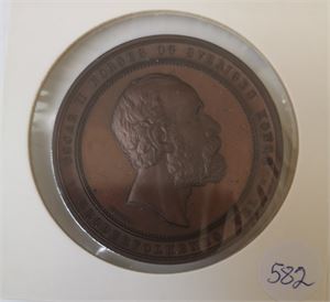 Landbruksmøte i Christiania 1892 bronse