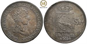 Speciedaler 1834 Carl XIV Johan. Kv.0