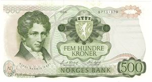 500 kroner 1985 A.7751870. Kv.0/01