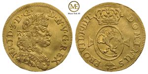 1/2 dukat u/år. Frederik III. Kv.1+